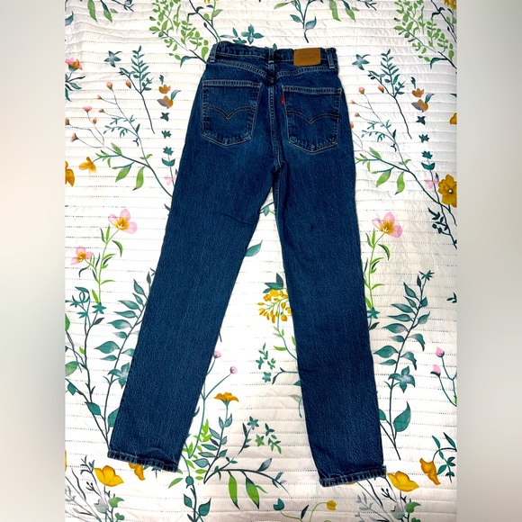 Levi’s 70s High Slim Straight Size 26 in Indigo - GREAT washed condition. - Picture 2 of 9